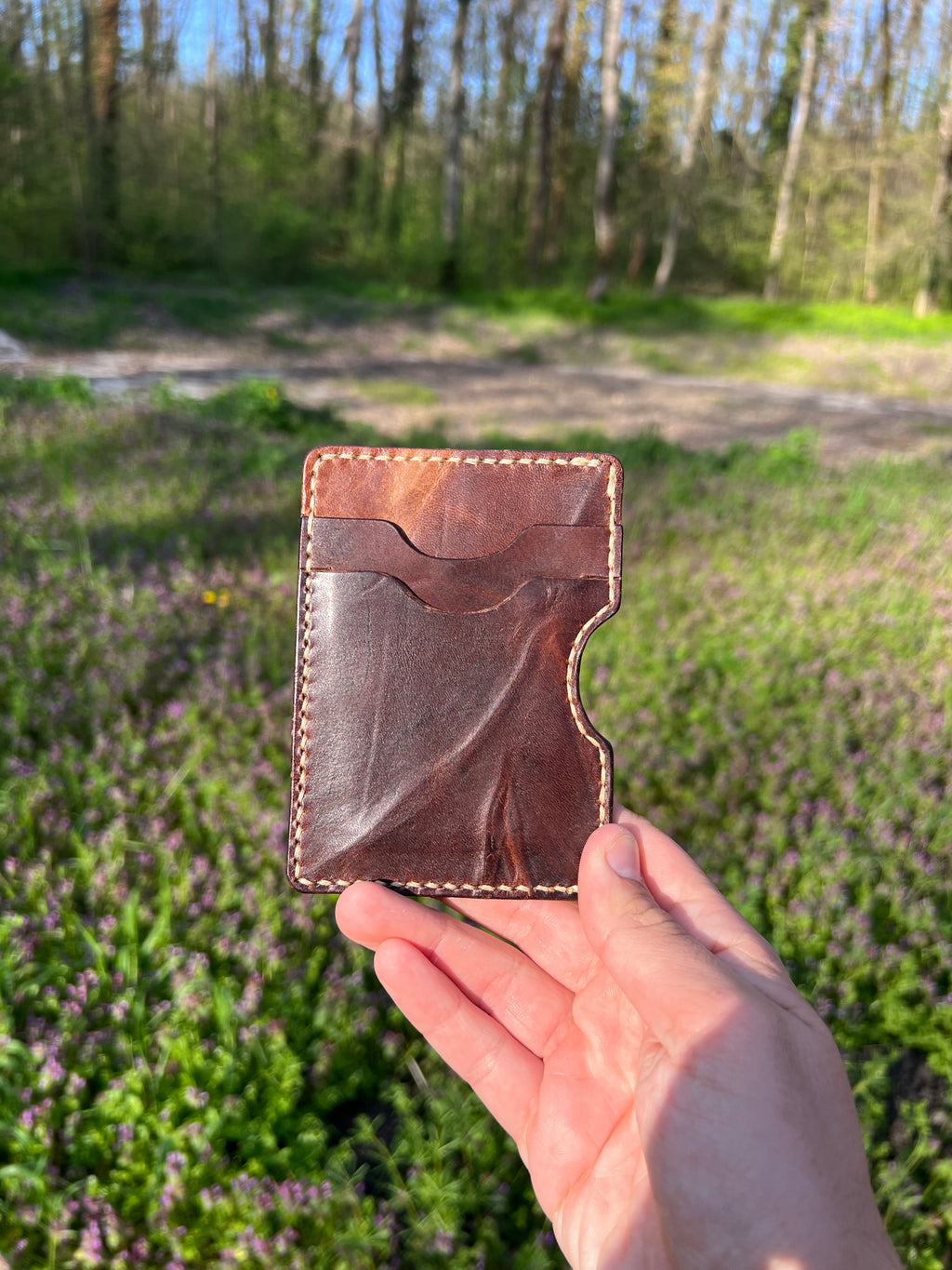 Origin Cardholder - Handmade Vegetable Tanned Leather Card Holder