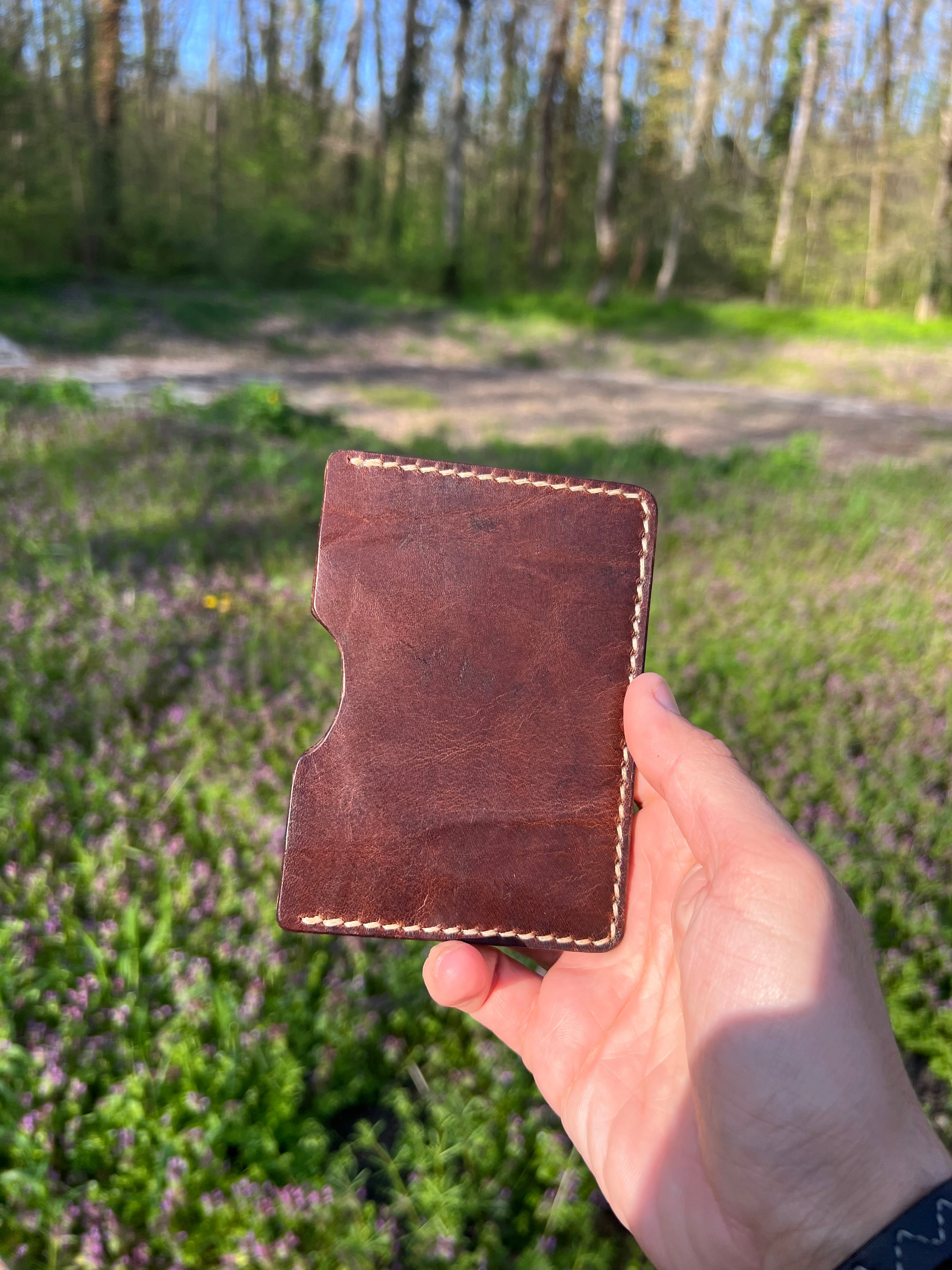 Origin Cardholder - Handmade Vegetable Tanned Leather Card Holder