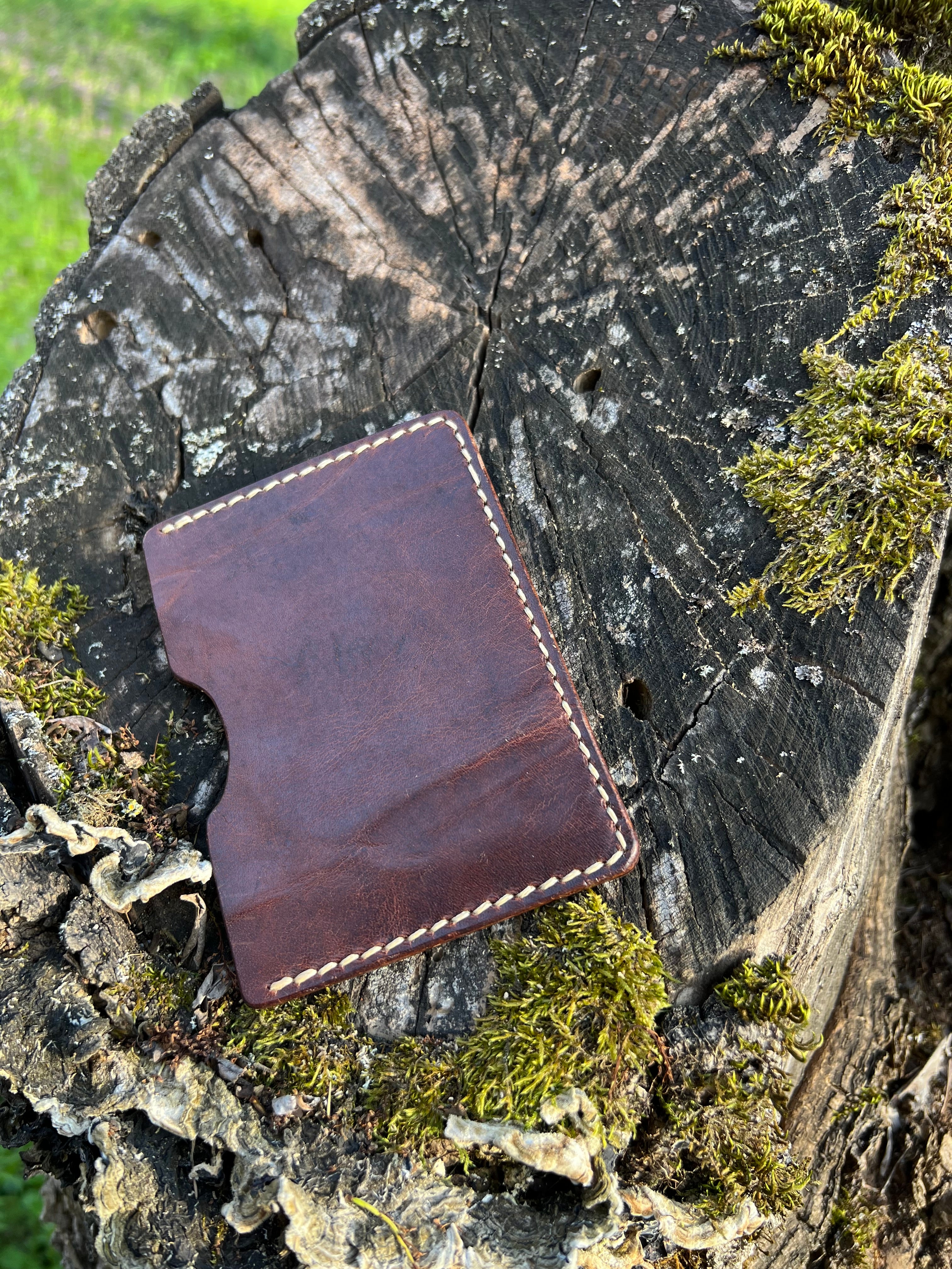 Origin Cardholder - Handmade Vegetable Tanned Leather Card Holder