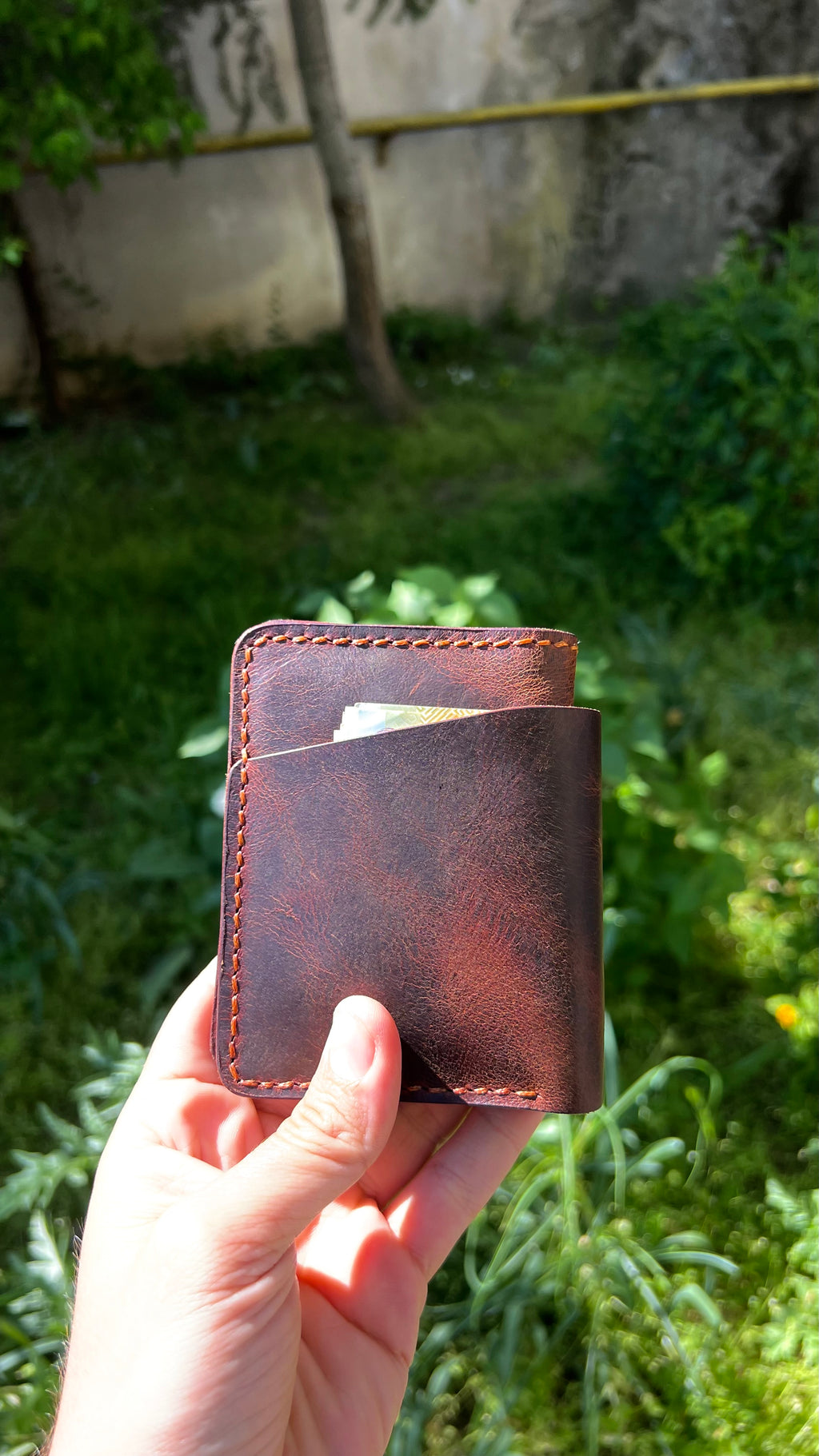 Dracula Wallet | Handcrafted Leather Wallet Made in Romania