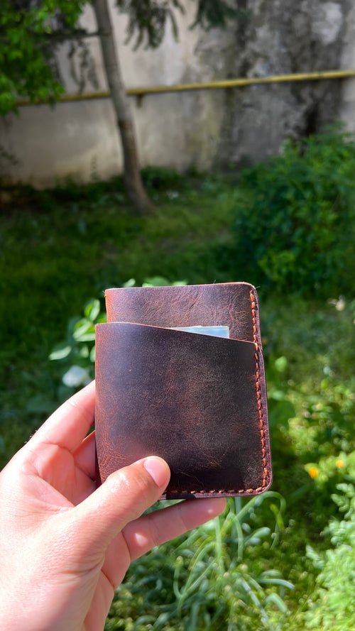 Dracula Wallet | Handcrafted Leather Wallet Made in Romania