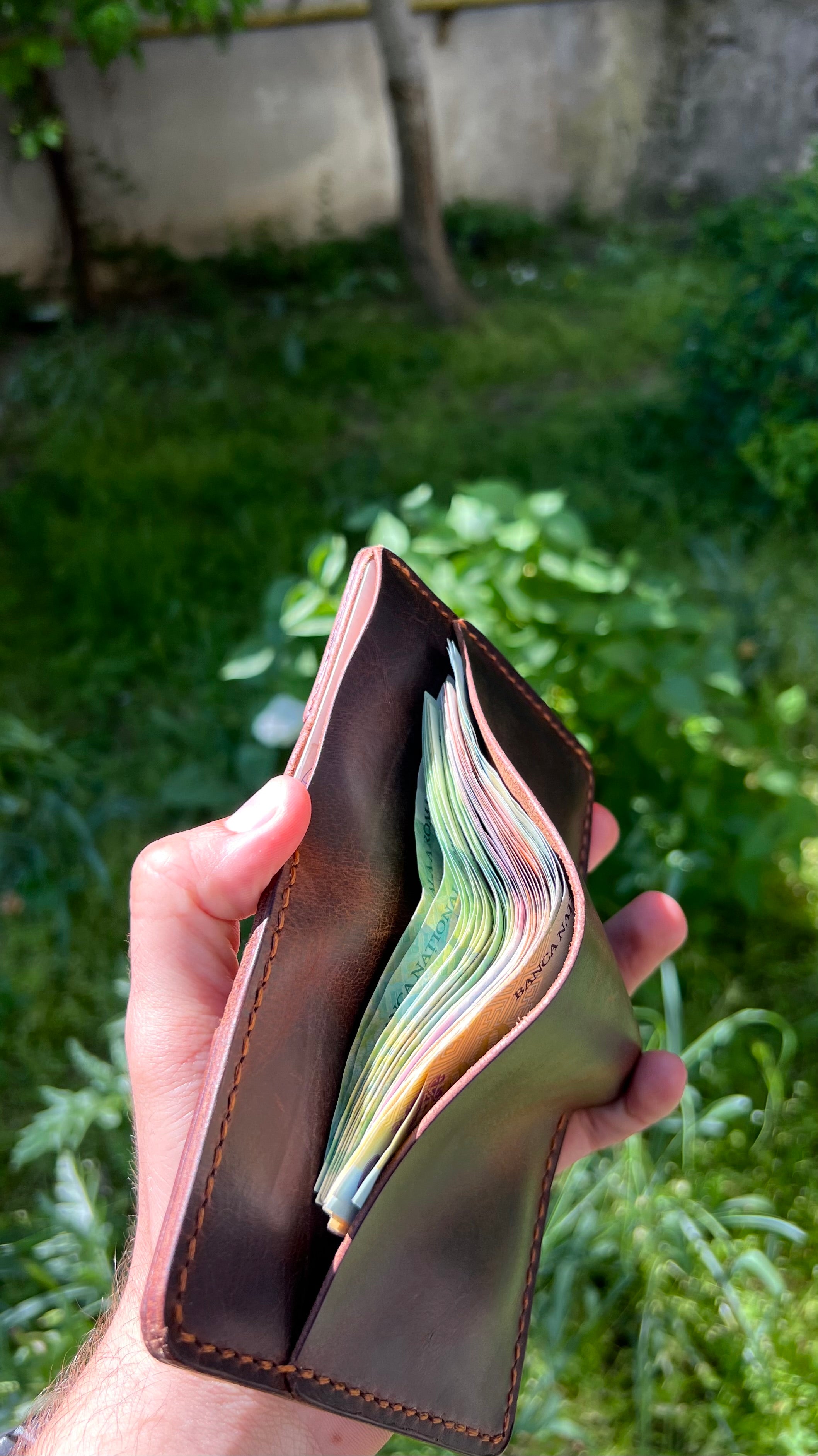 Dracula Wallet | Handcrafted Leather Wallet Made in Romania