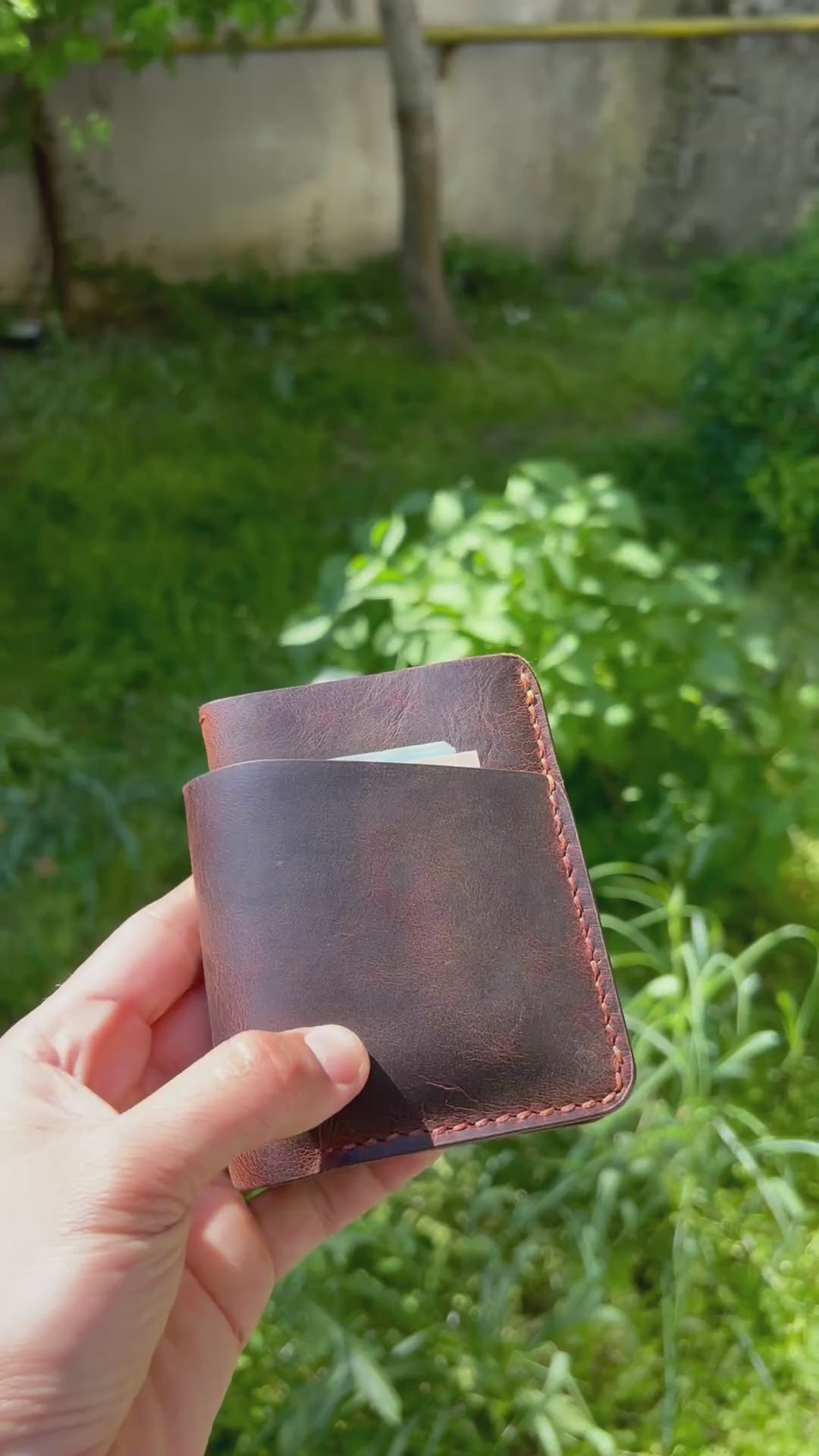 Dracula Wallet | Handcrafted Leather Wallet Made in Romania