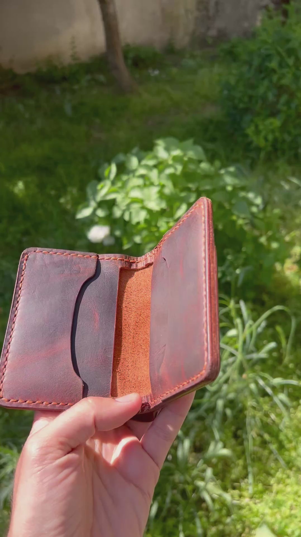 Dracula Wallet | Handcrafted Leather Wallet Made in Romania